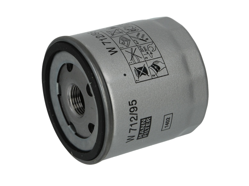 Uljni filter W 712/95, pogled sa strane zaptivke